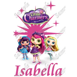 Little Charmers Personalized Custom T Shirt Iron on Transfer Decal #2 Little Charmers Personalized Custom T Shirt Iron on Transfer Decal #2