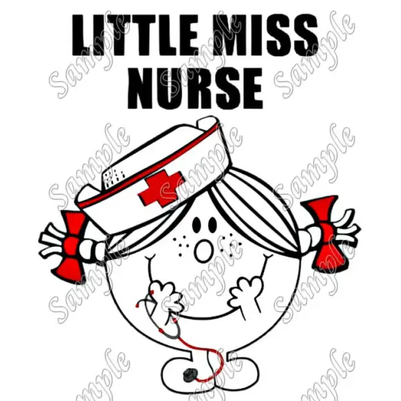 LIttle Miss Nurse T Shirt Iron on Transfer Decal #1 LIttle Miss Nurse T Shirt Iron on Transfer Decal #1