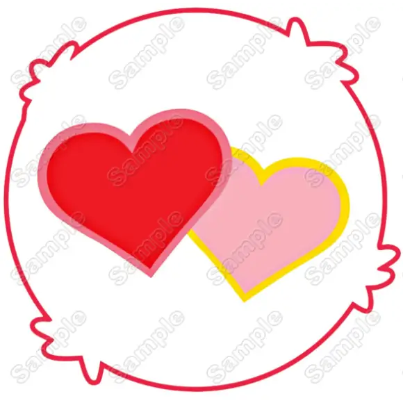 Love-a-Lot Care Bear Symbol T Shirt Iron on Transfer Decal Love-a-Lot Care Bear Symbol T Shirt Iron on Transfer Decal