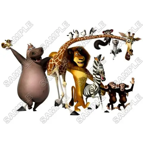 Madagascar T Shirt Iron on Transfer Decal #2 Madagascar T Shirt Iron on Transfer Decal #2