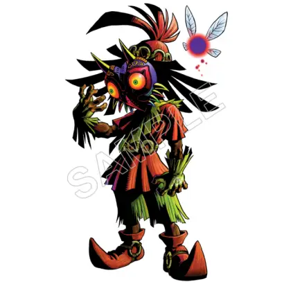 Majoras mask, Skull Kid, Zelda,T Shirt Iron on Transfer Decal #13 Majoras mask, Skull Kid, Zelda,T Shirt Iron on Transfer Decal #13