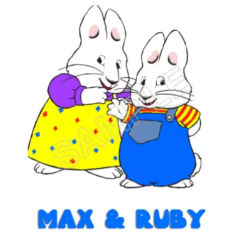 Max and Ruby T Shirt Iron on Transfer Decal #10 Max and Ruby T Shirt Iron on Transfer Decal #10