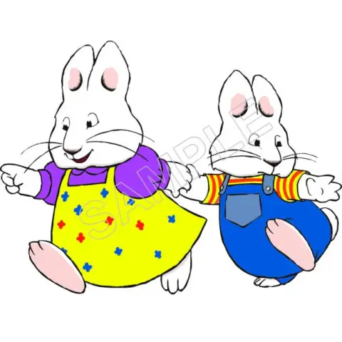 Max and Ruby T Shirt Iron on Transfer Decal #7 Max and Ruby T Shirt Iron on Transfer Decal #7