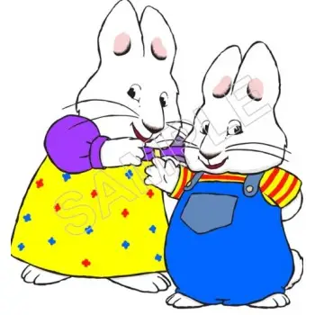 Max and Ruby T Shirt Iron on Transfer Decal #8
