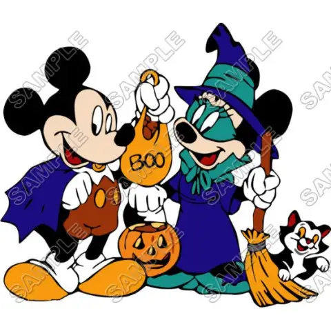 Mickey Mouse Halloween T Shirt Iron on Transfer Decal #28 Mickey Mouse Halloween T Shirt Iron on Transfer Decal #28