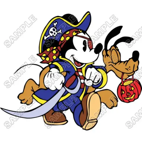 Mickey Mouse Halloween T Shirt Iron on Transfer Decal #29 Mickey Mouse Halloween T Shirt Iron on Transfer Decal #29