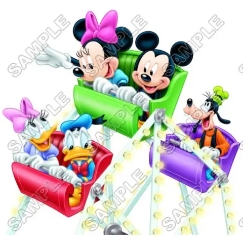 Mickey Mouse Minnie Mouse T Shirt Iron on Transfer Decal #33 Mickey Mouse Minnie Mouse T Shirt Iron on Transfer Decal #33