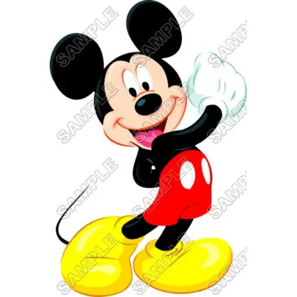 Mickey Mouse T Shirt Iron on Transfer Decal #11 Mickey Mouse T Shirt Iron on Transfer Decal #11
