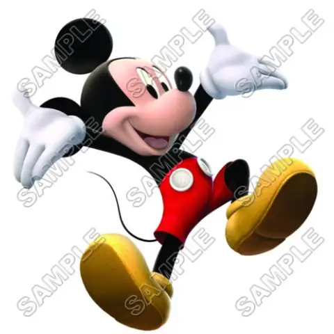 Mickey Mouse T Shirt Iron on Transfer Decal #15 Mickey Mouse T Shirt Iron on Transfer Decal #15