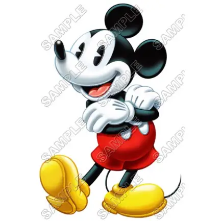Mickey Mouse T Shirt Iron on Transfer Decal #17 Mickey Mouse T Shirt Iron on Transfer Decal #17