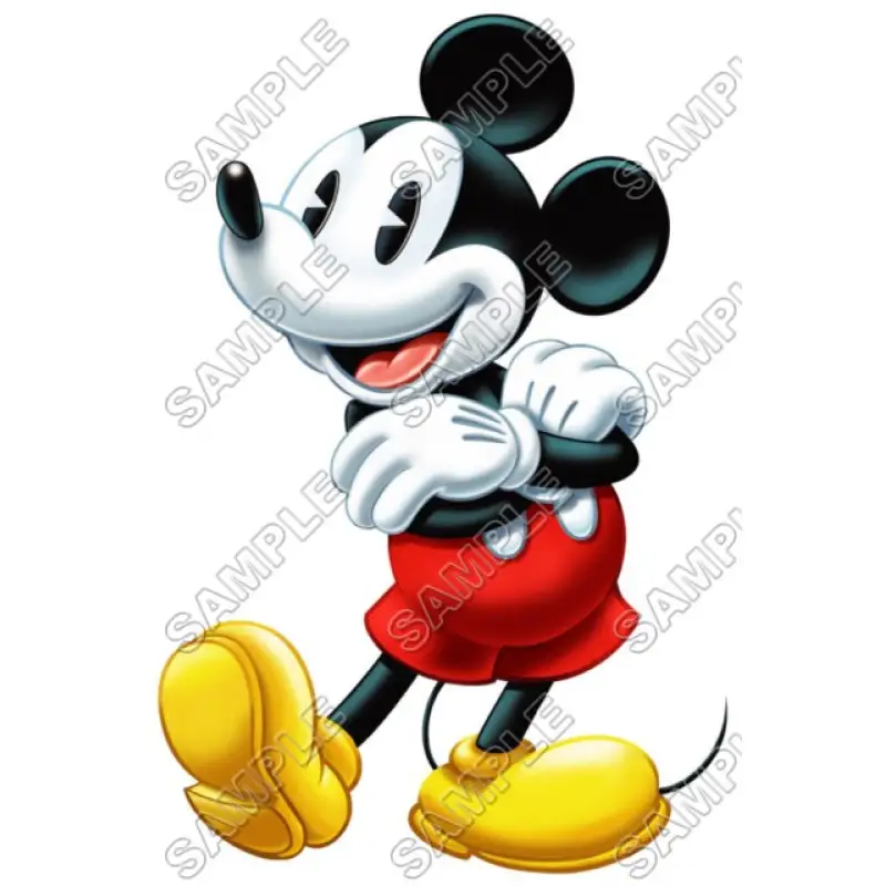 Mickey Mouse T Shirt Iron on Transfer Decal #17 Mickey Mouse T Shirt Iron on Transfer Decal #17