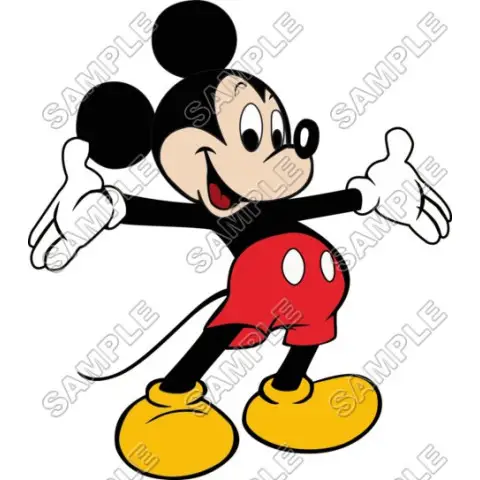 Mickey Mouse T Shirt Iron on Transfer Decal #19 Mickey Mouse T Shirt Iron on Transfer Decal #19