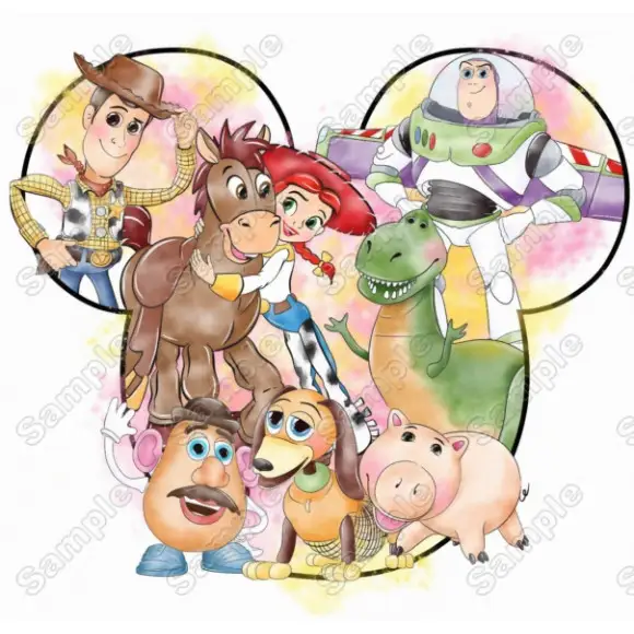 Toy Story Mickey Ears T Shirt Heat Iron on Transfer Toy Story Mickey Ears T Shirt Heat Iron on Transfer