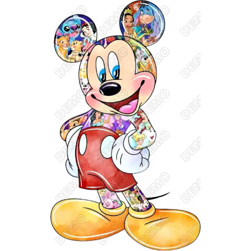 Mickey Mouse T Shirt Heat Iron on Transfer #22 Mickey Mouse T Shirt Heat Iron on Transfer #22