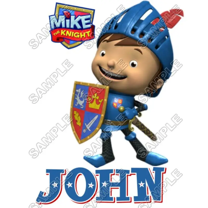 Mike the Knight Personalized Custom T Shirt Iron on Transfer Decal #2 Mike the Knight Personalized Custom T Shirt Iron on Transfer Decal #2