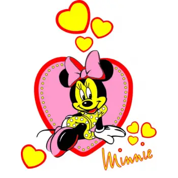 Minnie Mouse  T Shirt Iron on Transfer Decal #10