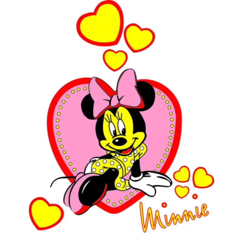 Minnie Mouse T Shirt Iron on Transfer Decal #10 Minnie Mouse T Shirt Iron on Transfer Decal #10