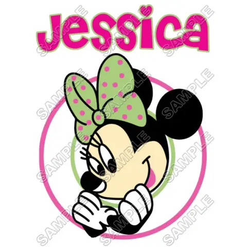 Minnie Mouse Birthday Personalized Custom T Shirt Iron on Transfer Decal #4 Minnie Mouse Birthday Personalized Custom T Shirt Iron on Transfer Decal #4
