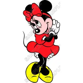 Minnie Mouse T Shirt Iron on Transfer Decal #11 Minnie Mouse T Shirt Iron on Transfer Decal #11