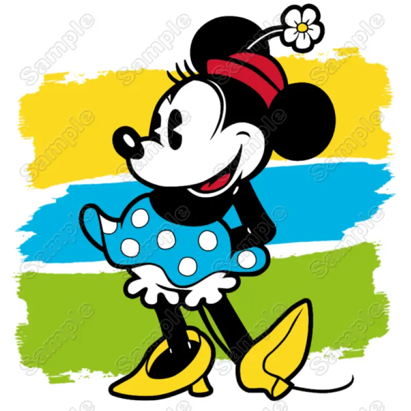 Minnie Mouse T Shirt Iron on Transfer Decal Minnie Mouse T Shirt Iron on Transfer Decal