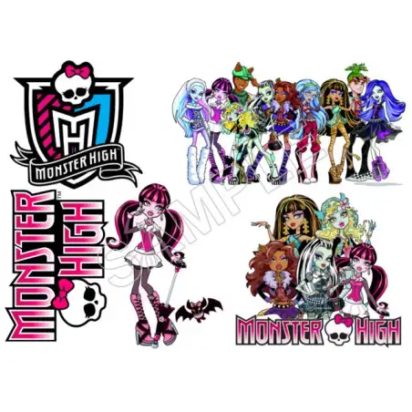 Monster High T Shirt Iron on Transfer Decal #5 Monster High T Shirt Iron on Transfer Decal #5