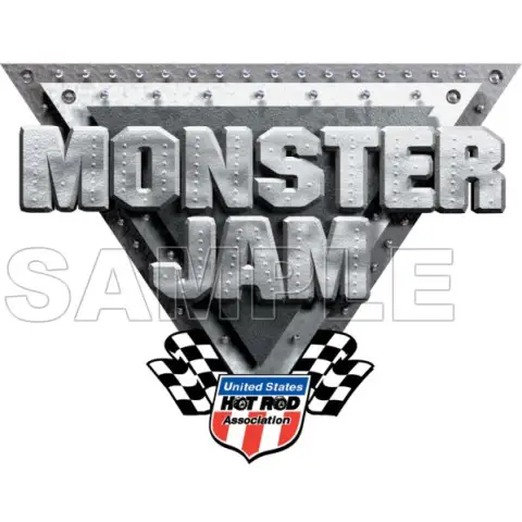 Monster Jam Truck T Shirt Iron on Transfer Decal #3 Monster Jam Truck T Shirt Iron on Transfer Decal #3