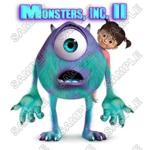 Monsters, Inc. T Shirt Iron on Transfer Decal #1 Monsters, Inc. T Shirt Iron on Transfer Decal #1