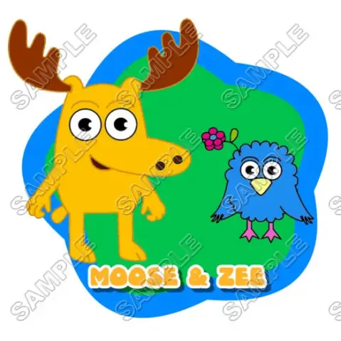 Moose & Zee T Shirt Iron on Transfer  Decal #2