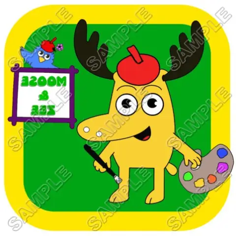 Moose & Zee T Shirt Iron on Transfer Decal #3 Moose & Zee T Shirt Iron on Transfer Decal #3