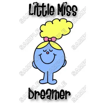 Mr Men and Little Miss Dreamer T Shirt Iron on Transfer Decal #36