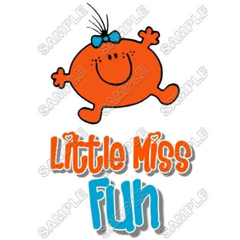 Mr Men and Little Miss Fun T Shirt Iron on Transfer Decal #29 Mr Men and Little Miss Fun T Shirt Iron on Transfer Decal #29