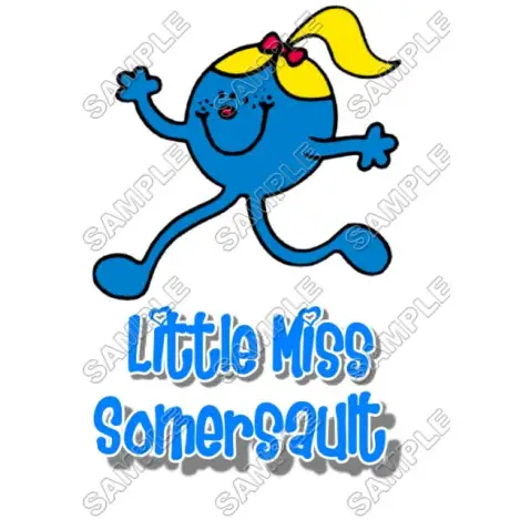 Mr Men and Little Miss Somersault T Shirt Iron on Transfer Decal #55 Mr Men and Little Miss Somersault T Shirt Iron on Transfer Decal #55