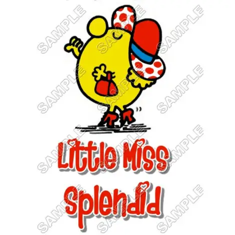 Mr Men and Little Miss Splendid T Shirt Iron on Transfer Decal #54 Mr Men and Little Miss Splendid T Shirt Iron on Transfer Decal #54