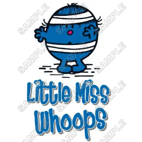 Mr Men and Little Miss Whoops T Shirt Iron on Transfer Decal #47
