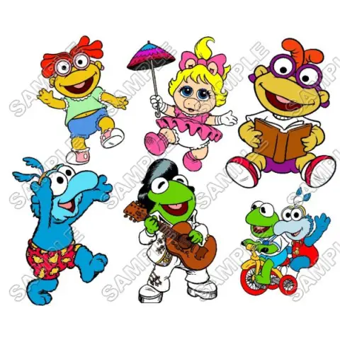 Muppet Babies T Shirt Iron on Transfer Decal #1 Muppet Babies T Shirt Iron on Transfer Decal #1