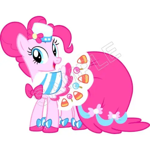 My Little Pony Pinkie Pie T Shirt Iron on Transfer Decal #2 My Little Pony Pinkie Pie T Shirt Iron on Transfer Decal #2