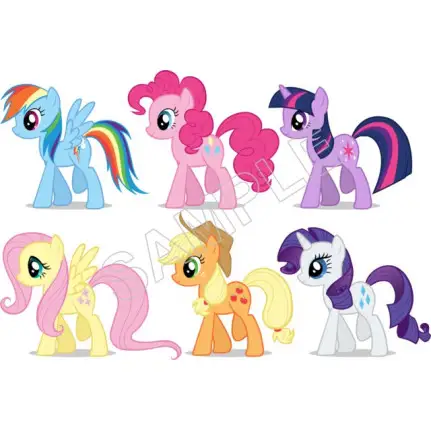 My Little Pony T Shirt Iron on Transfer Decal #3 My Little Pony T Shirt Iron on Transfer Decal #3