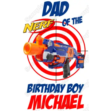 NERF guns Custom Personalized T Shirt Iron on Transfer #1 NERF guns Custom Personalized T Shirt Iron on Transfer #1