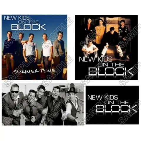 New Kids on the Block T Shirt Iron on Transfer Decal #1