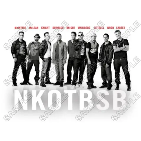 New Kids on the Block T Shirt Iron on Transfer Decal #4