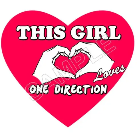 One Direction T Shirt Iron on Transfer Decal #117 One Direction T Shirt Iron on Transfer Decal #117