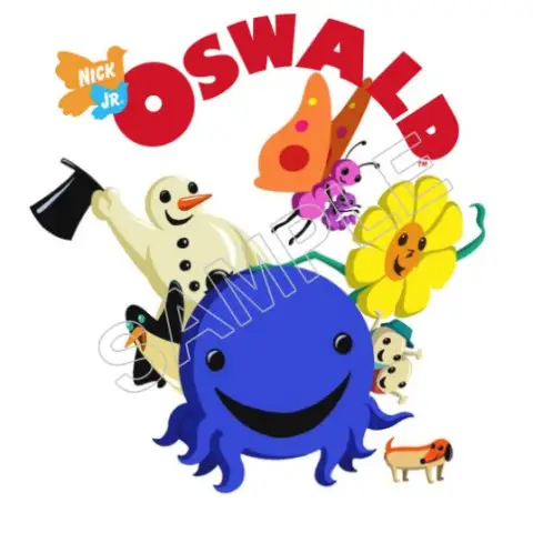 Oswald the Octopus T Shirt Iron on Transfer Decal #5 Oswald the Octopus T Shirt Iron on Transfer Decal #5