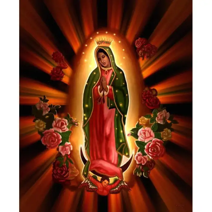Our Lady of Guadalupe T Shirt Iron on Transfer Decal #2