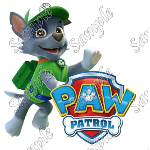 PAW Patrol Rocky T Shirt Iron on Transfer Decal #82 PAW Patrol Rocky T Shirt Iron on Transfer Decal #82