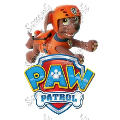 PAW Patrol Zuma T Shirt Iron on Transfer Decal #86 PAW Patrol Zuma T Shirt Iron on Transfer Decal #86
