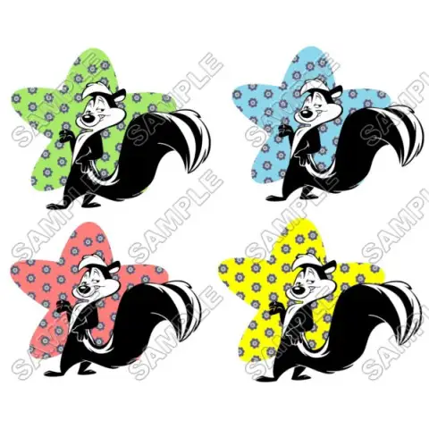 Pepé Le Pew T Shirt Iron on Transfer Decal #2 Pepé Le Pew T Shirt Iron on Transfer Decal #2