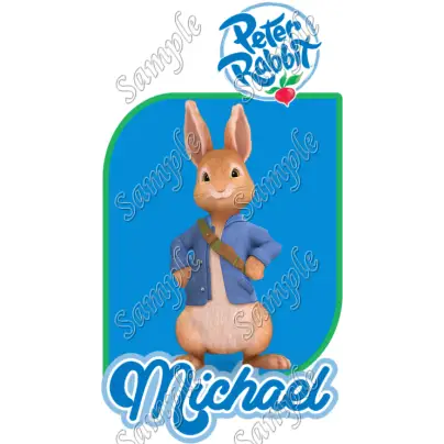 Peter Rabbit Personalized Custom T Shirt Iron on Transfer Decal #1 Peter Rabbit Personalized Custom T Shirt Iron on Transfer Decal #1
