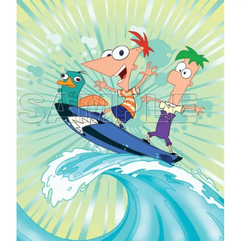 Phineas & Ferb T Shirt Iron on Transfer Decal #10 Phineas & Ferb T Shirt Iron on Transfer Decal #10