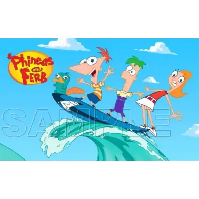 Phineas & Ferb T Shirt Iron on Transfer Decal #11 Phineas & Ferb T Shirt Iron on Transfer Decal #11