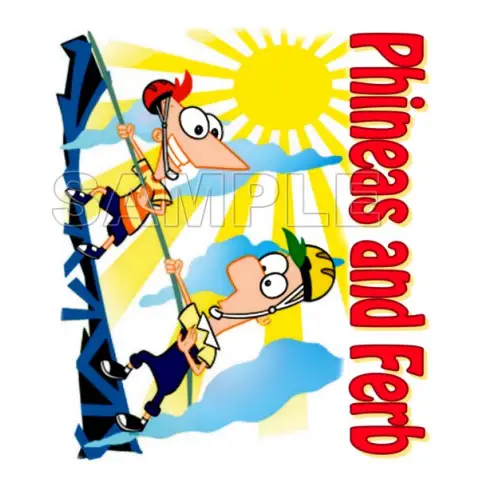 Phineas & Ferb T Shirt Iron on Transfer Decal #4